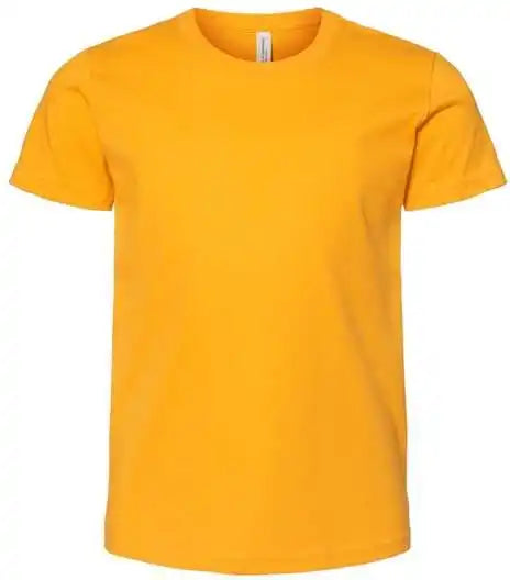 Bella + Canvas 3001y Youth Unisex Jersey Tee Gold