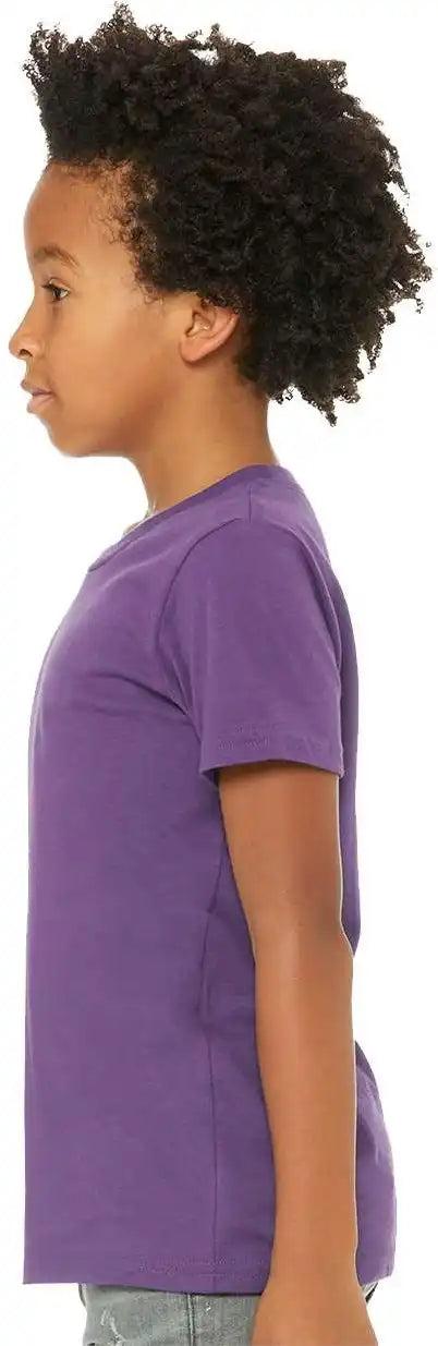 Bella + Canvas 3001y Youth Unisex Jersey Tee Royal Purple