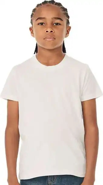 Bella + Canvas 3001y Youth Unisex Jersey Tee Vintage White