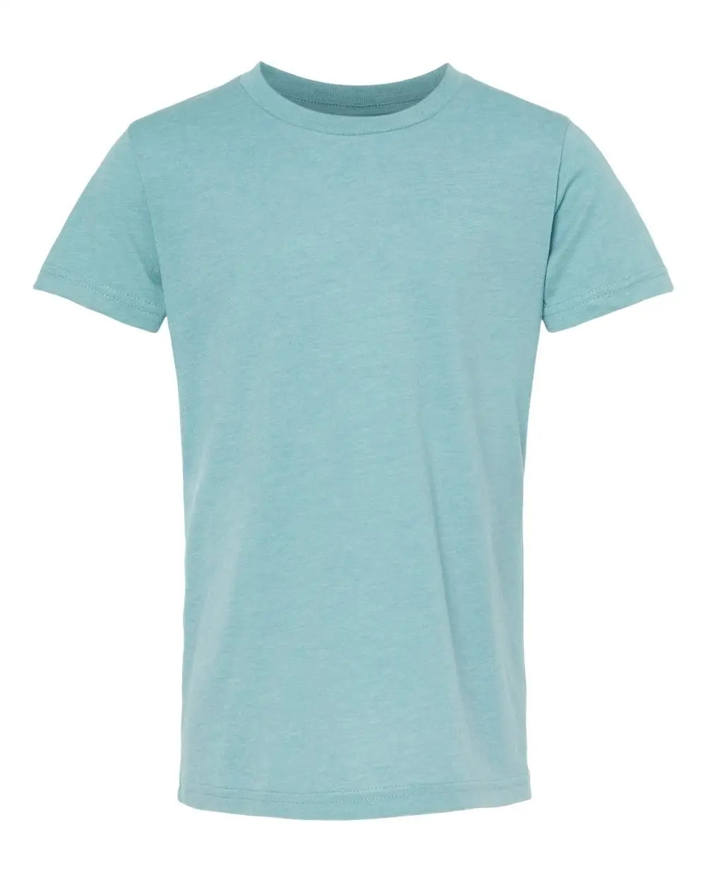Bella + Canvas 3001ycvc Youth Cvc Jersey Tee - Heather Blue Lagoon