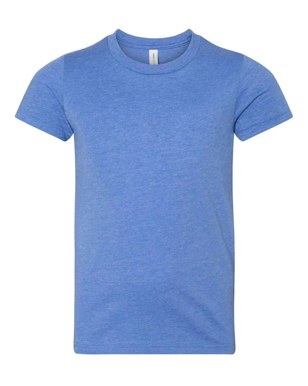 Bella + Canvas 3001ycvc Youth Cvc Jersey Tee - Heather Columbia Blue - s