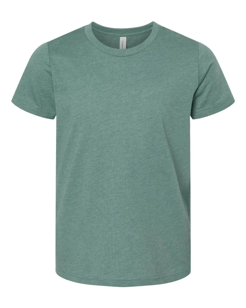 Bella + Canvas 3001ycvc Youth Cvc Jersey Tee - Heather Dusty Blue