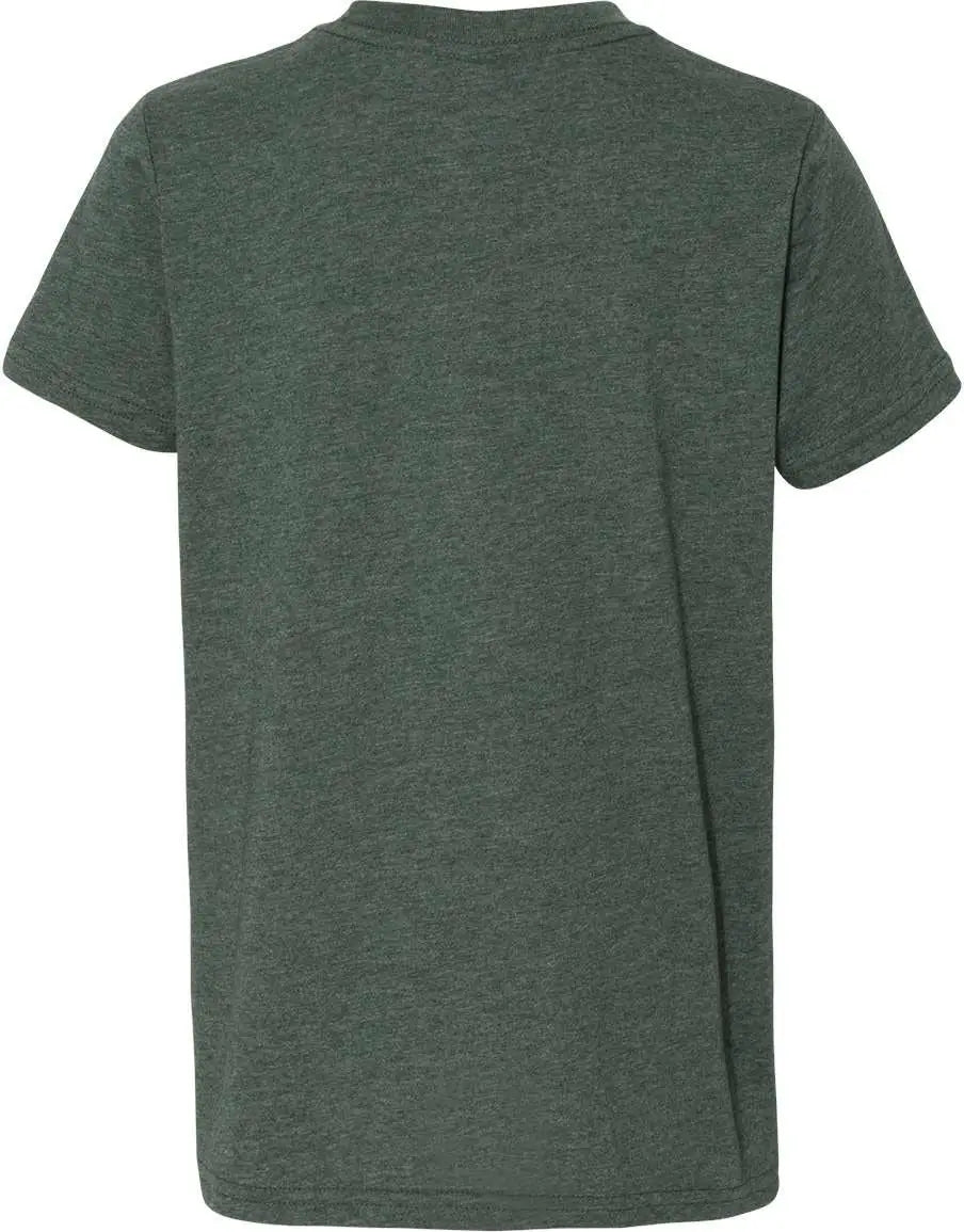 Bella + Canvas 3001ycvc Youth Cvc Jersey Tee - Heather Forest - s