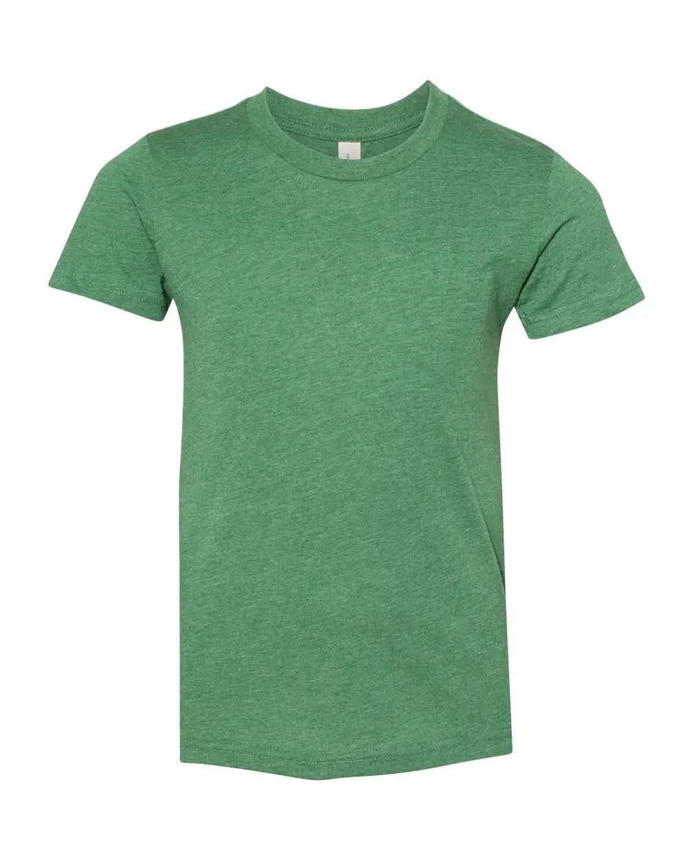 Bella + Canvas 3001ycvc Youth Cvc Jersey Tee - Heather Grass Green - Forest / s