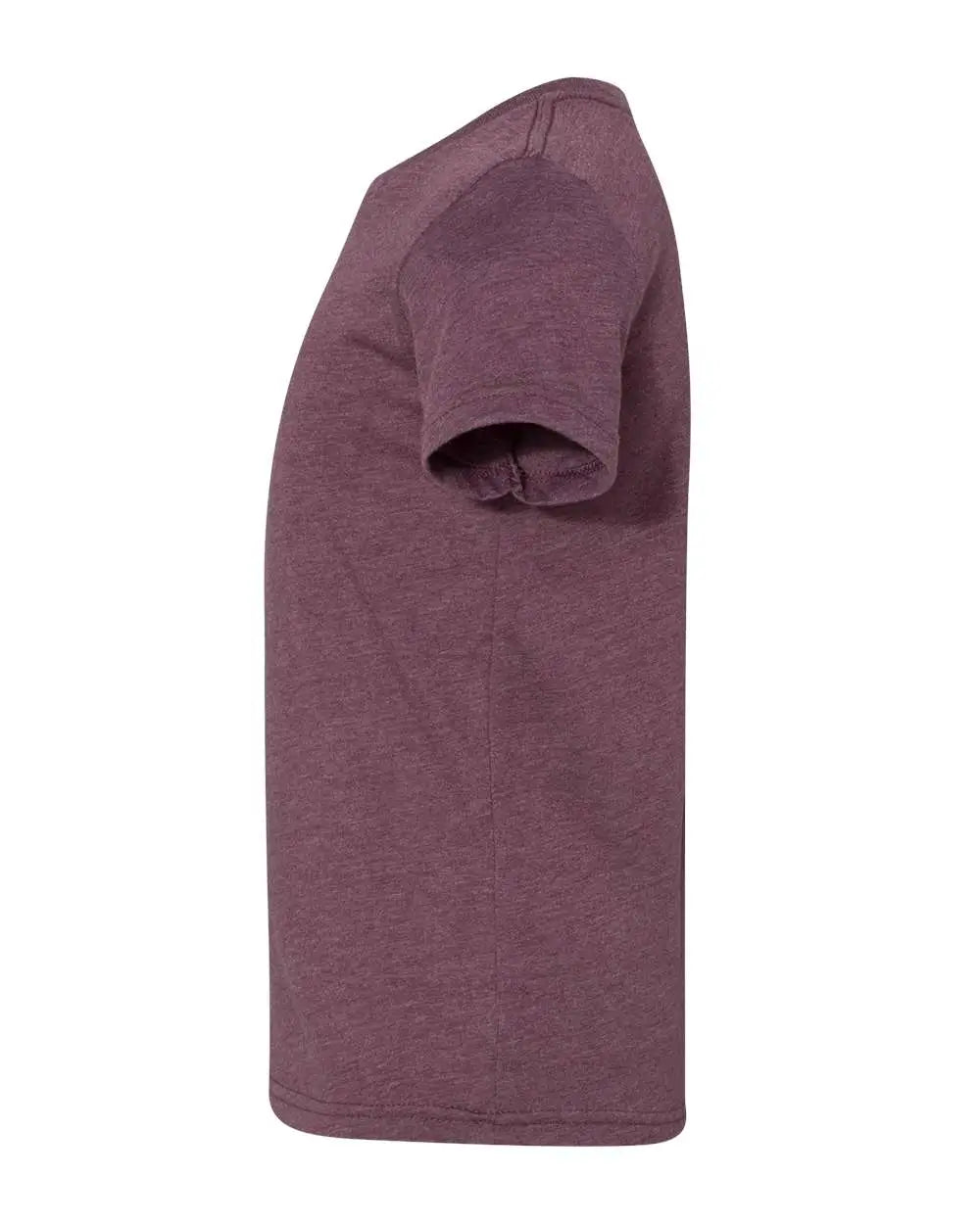 Bella + Canvas 3001ycvc Youth Cvc Jersey Tee - Heather Maroon