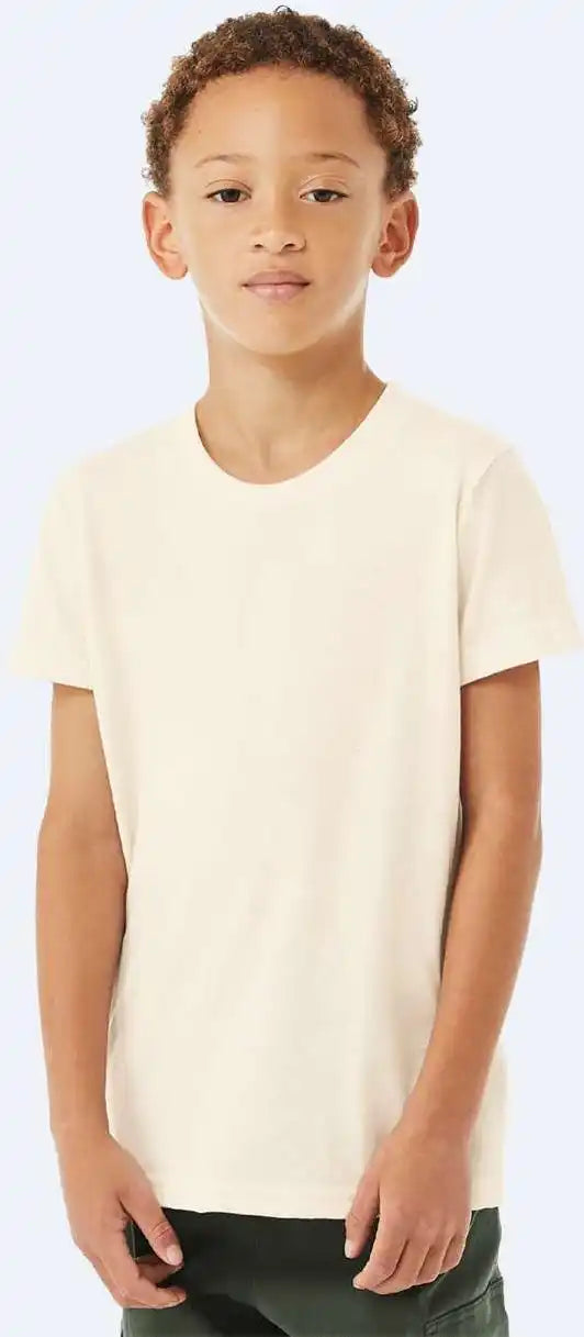 Bella + Canvas 3001ycvc Youth Cvc Jersey Tee Heather Natural