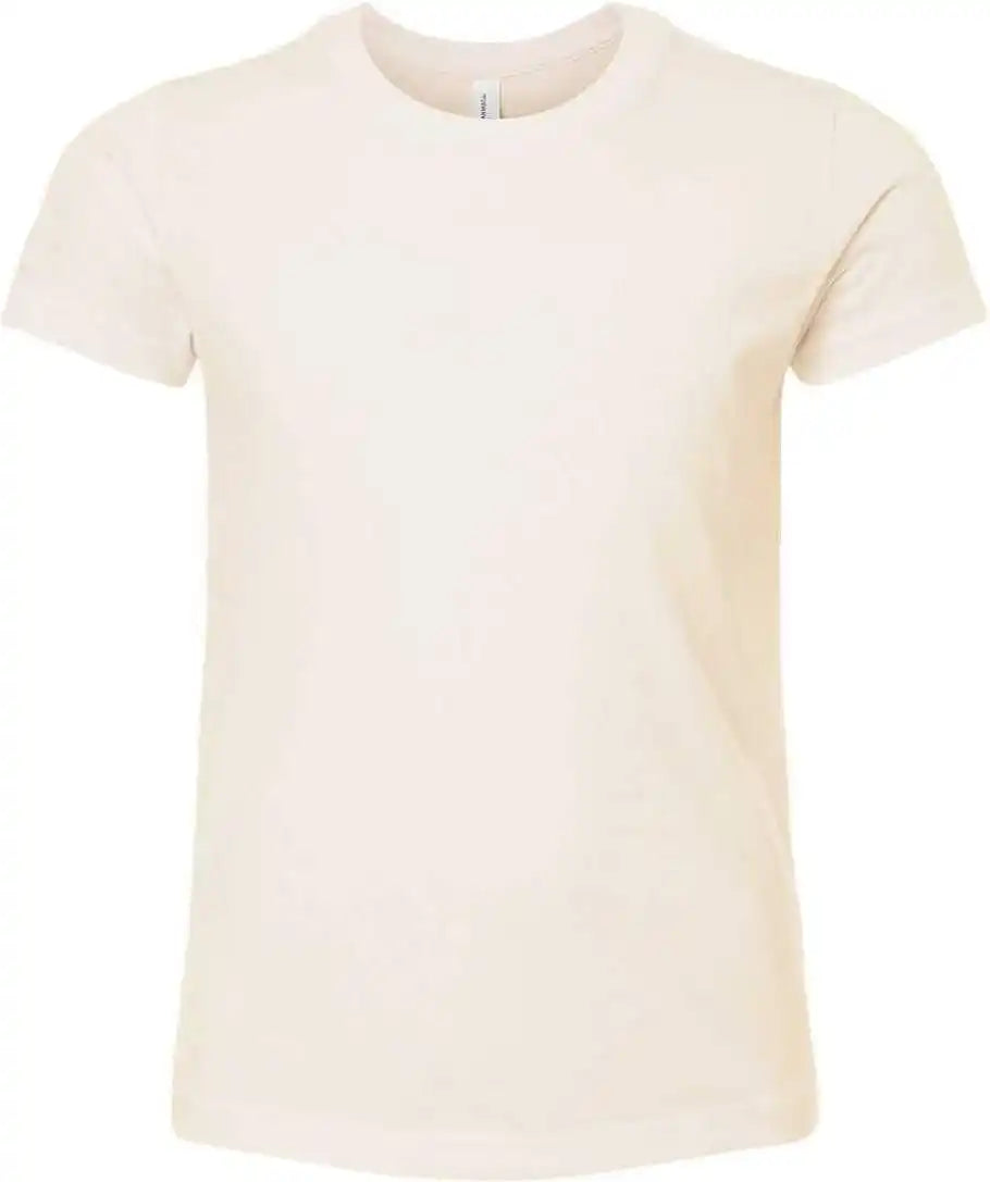 Bella + Canvas 3001ycvc Youth Cvc Jersey Tee Heather Natural
