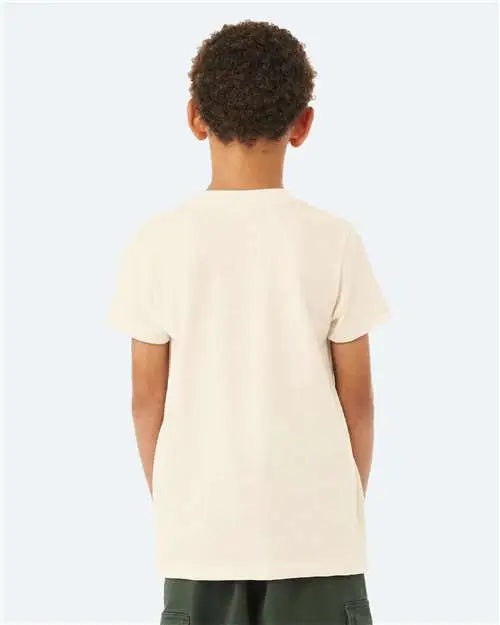 Bella + Canvas 3001ycvc Youth Cvc Jersey Tee - Heather Natural