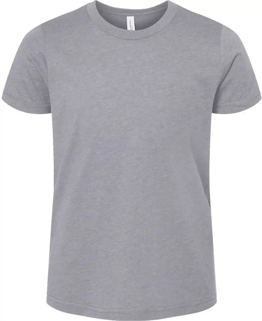 Bella + Canvas 3001ycvc Youth Cvc Jersey Tee Heather Storm