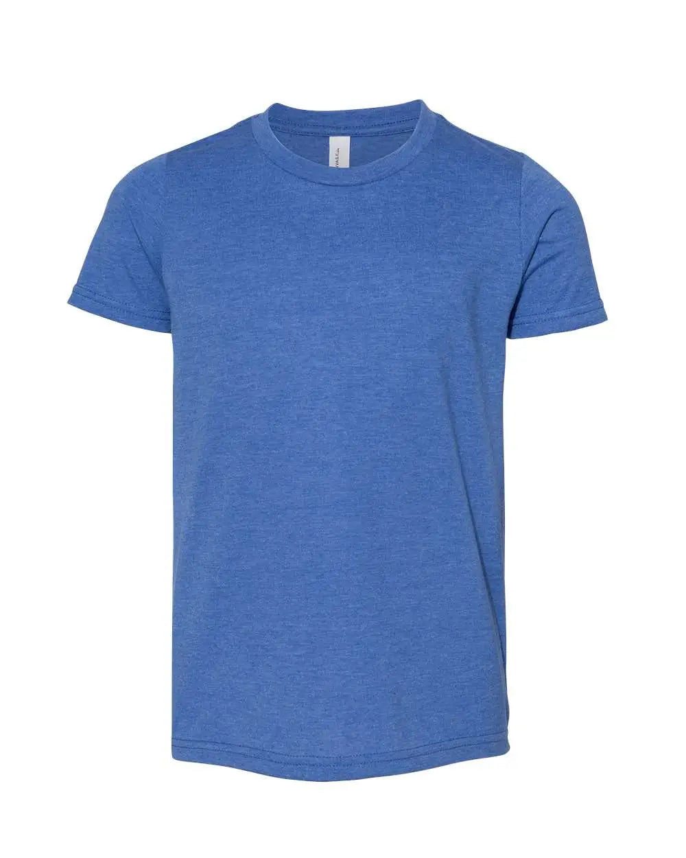 Bella + Canvas 3001ycvc Youth Cvc Jersey Tee - Heather True Royal