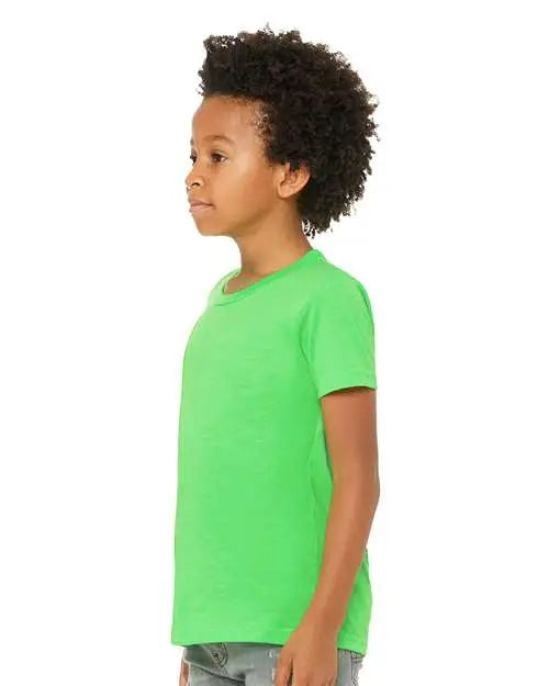 Bella + Canvas 3001ycvc Youth Cvc Jersey Tee - Neon Green