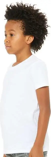 Bella + Canvas 3001ycvc Youth Cvc Jersey Tee - Solid White Blend