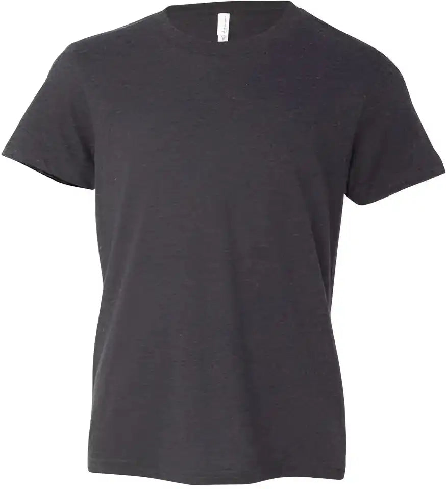 Bella + Canvas 3001ycvc Youth Cvc Unisex Jersey Tee Dark Gray Heather