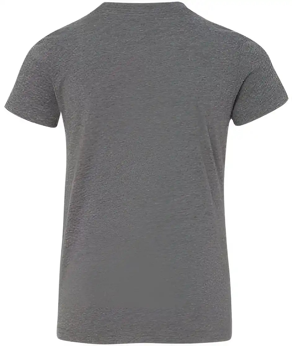 Bella + Canvas 3001ycvc Youth Cvc Unisex Jersey Tee Deep Heather
