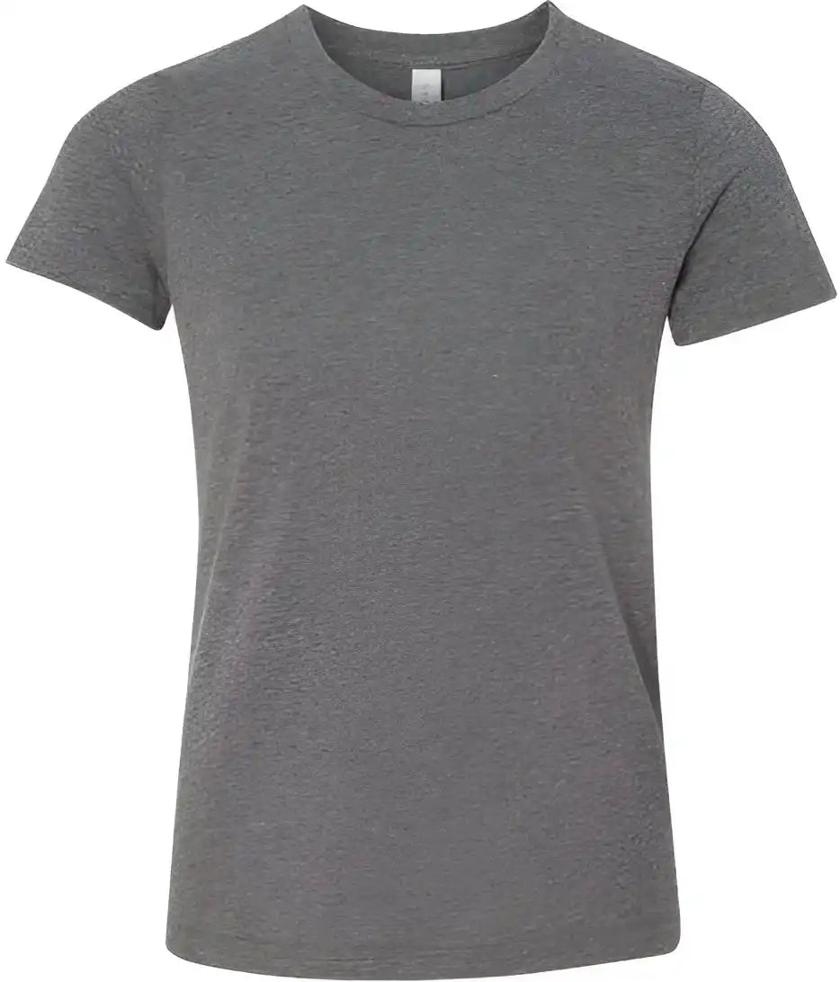Bella + Canvas 3001ycvc Youth Cvc Unisex Jersey Tee Deep Heather