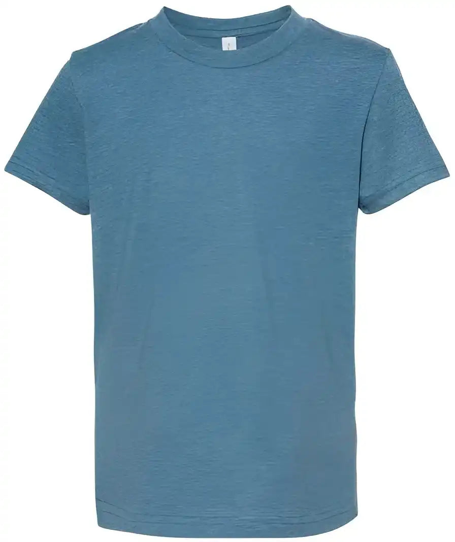 Bella + Canvas 3001ycvc Youth Cvc Unisex Jersey Tee Heather Deep Teal