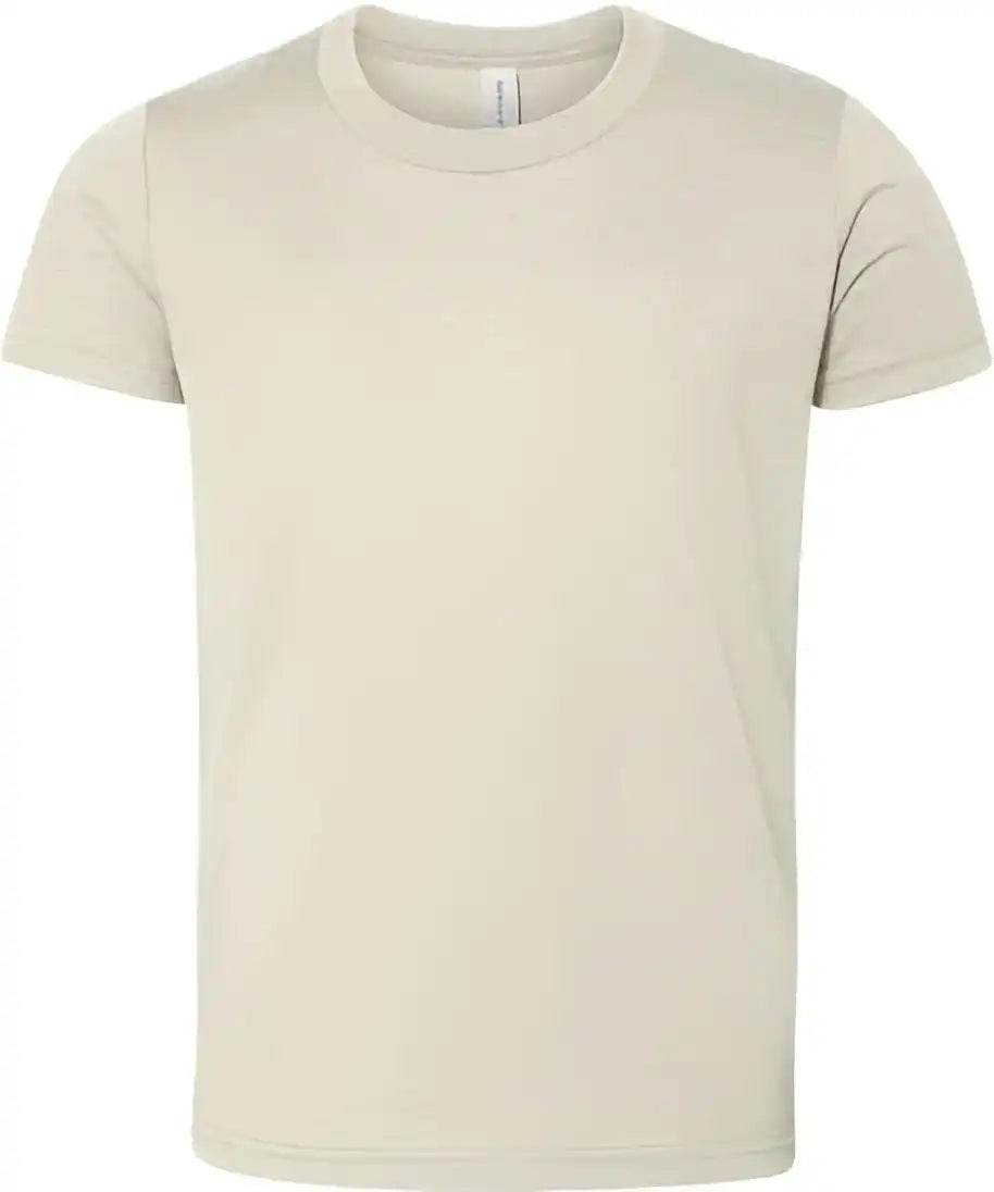 Bella + Canvas 3001ycvc Youth Cvc Unisex Jersey Tee Heather Dust