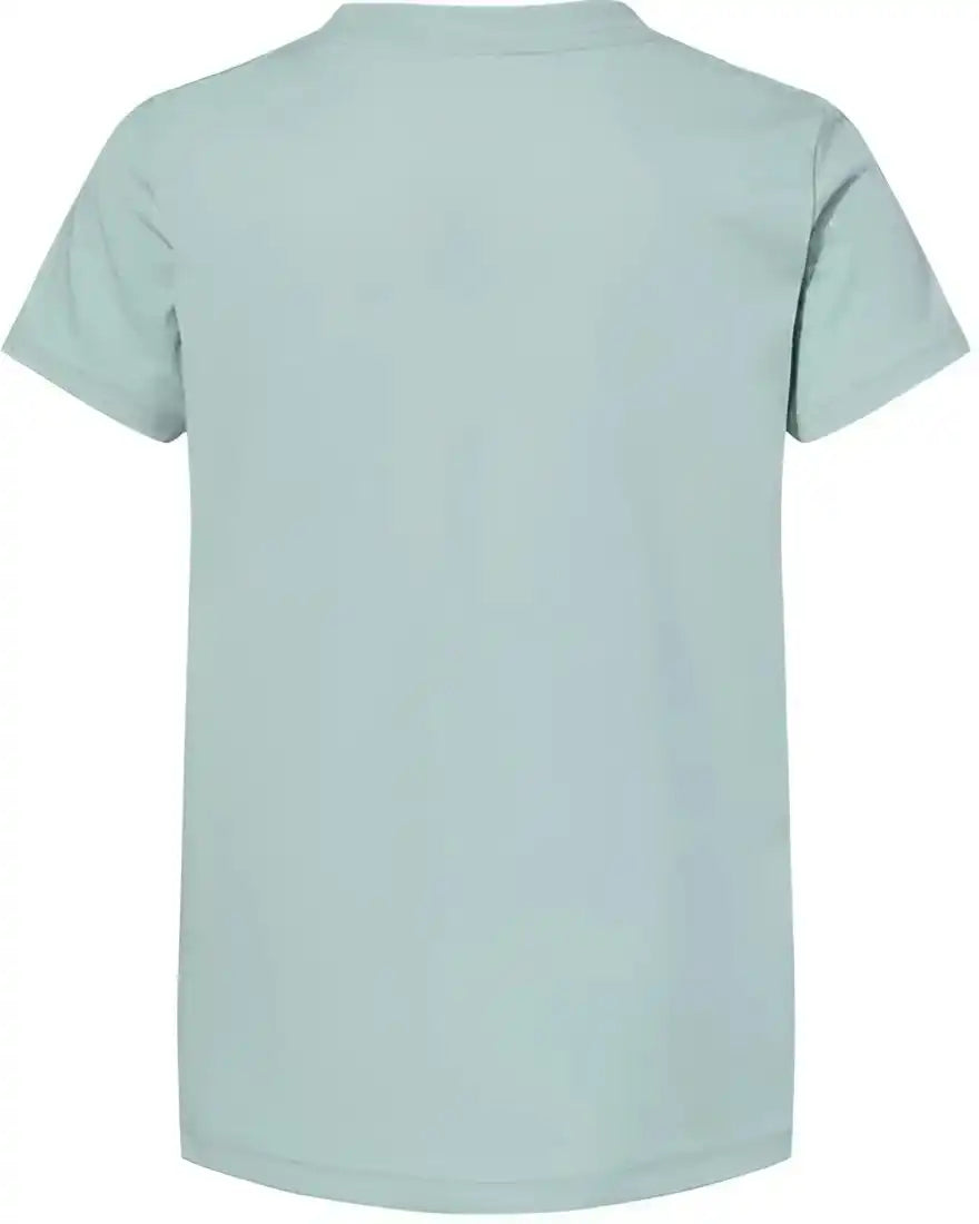 Bella + Canvas 3001ycvc Youth Cvc Unisex Jersey Tee Heather Dusty Blue