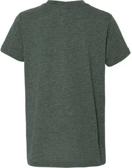 Bella + Canvas 3001ycvc Youth Cvc Unisex Jersey Tee Heather Forest