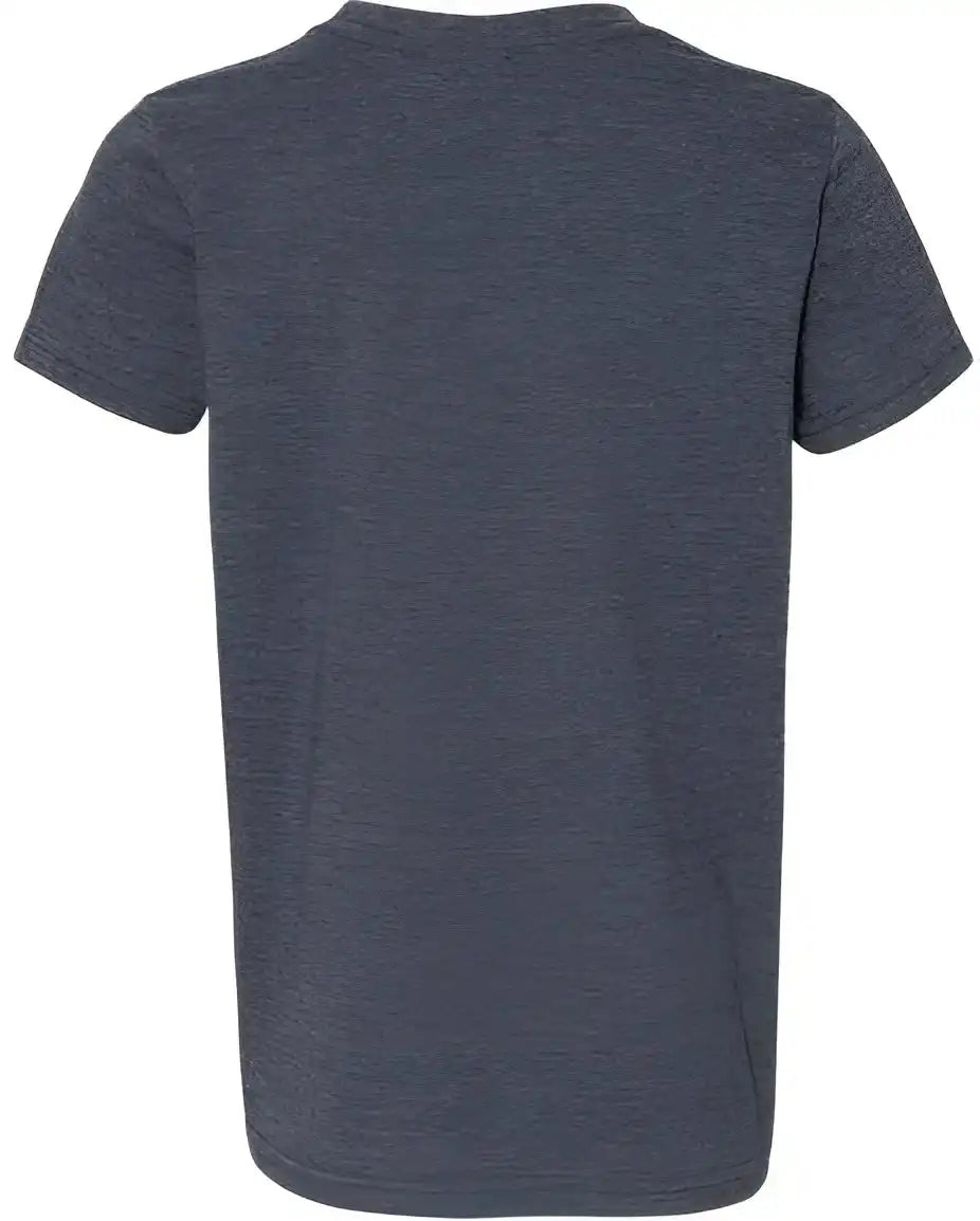 Bella + Canvas 3001ycvc Youth Cvc Unisex Jersey Tee Heather Navy