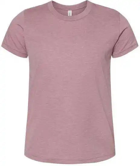 Bella + Canvas 3001ycvc Youth Cvc Unisex Jersey Tee Heather Orchid