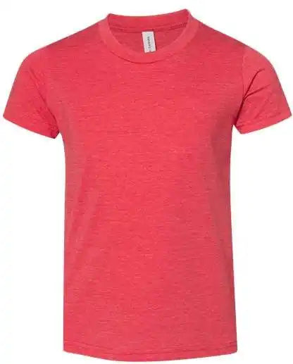 Bella + Canvas 3001ycvc Youth Cvc Unisex Jersey Tee Heather Red