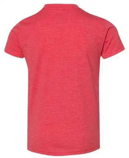 Bella + Canvas 3001ycvc Youth Cvc Unisex Jersey Tee Heather Red