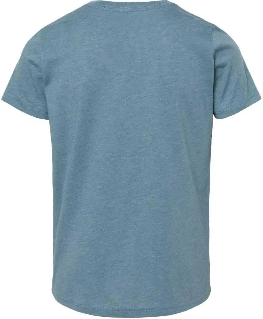 Bella + Canvas 3001ycvc Youth Cvc Unisex Jersey Tee - Heather Slate