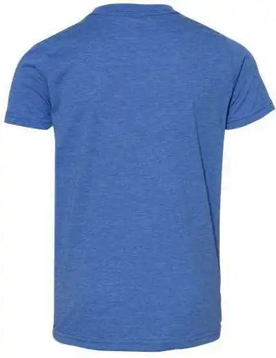 Bella + Canvas 3001ycvc Youth Cvc Unisex Jersey Tee Heather True Royal