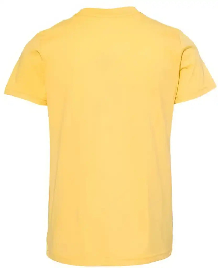 Bella + Canvas 3001ycvc Youth Cvc Unisex Jersey Tee Heather Yellow Gold