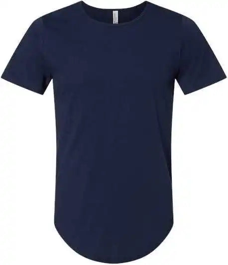 Bella + Canvas 3003 Jersey Curved Hem Tee Navy