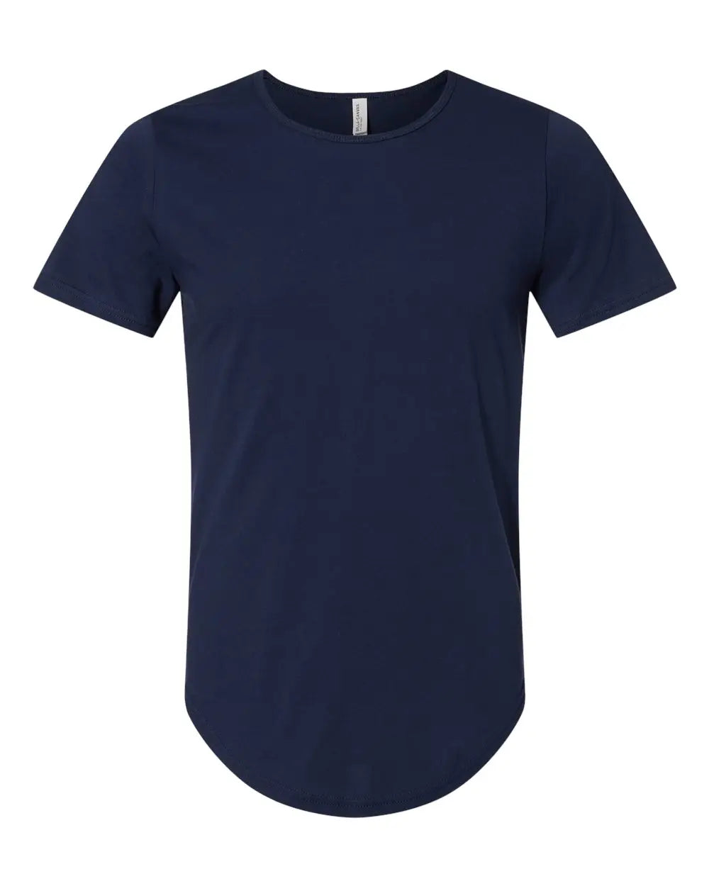 Bella + Canvas 3003c Jersey Curved Hem Tee - 3003 - Navy - Adult s