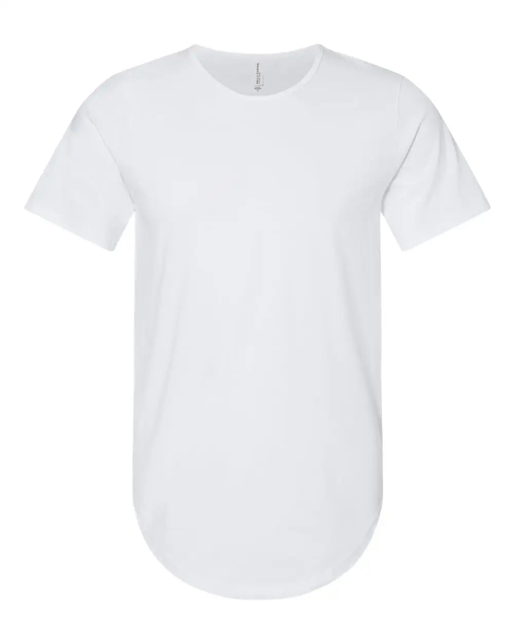 Bella + Canvas 3003c Jersey Curved Hem Tee - 3003 - White - Adult s