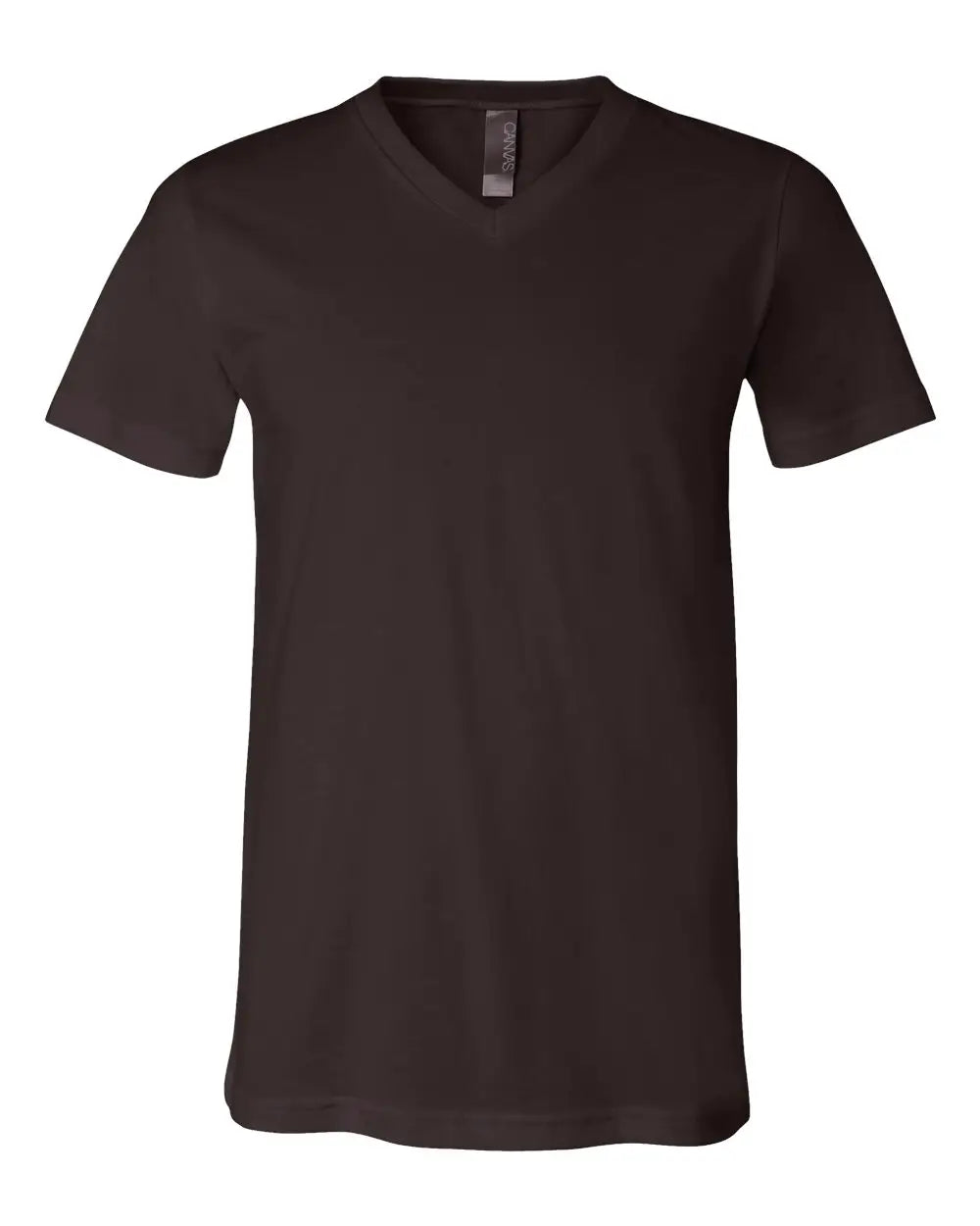 Bella + Canvas 3005 Jersey V-neck Tee - Brown