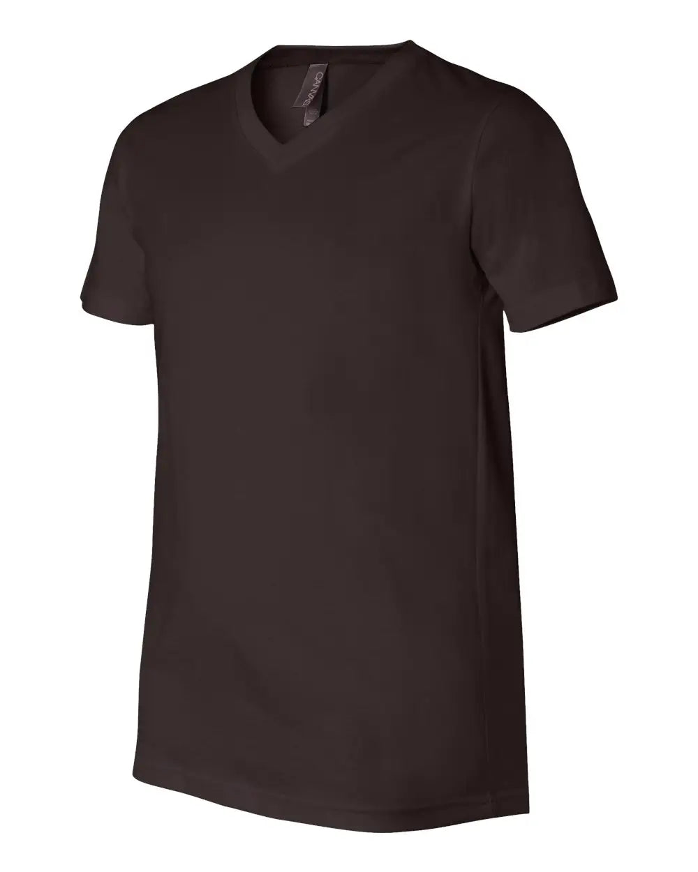Bella + Canvas 3005 Jersey V-neck Tee - Brown - Xs