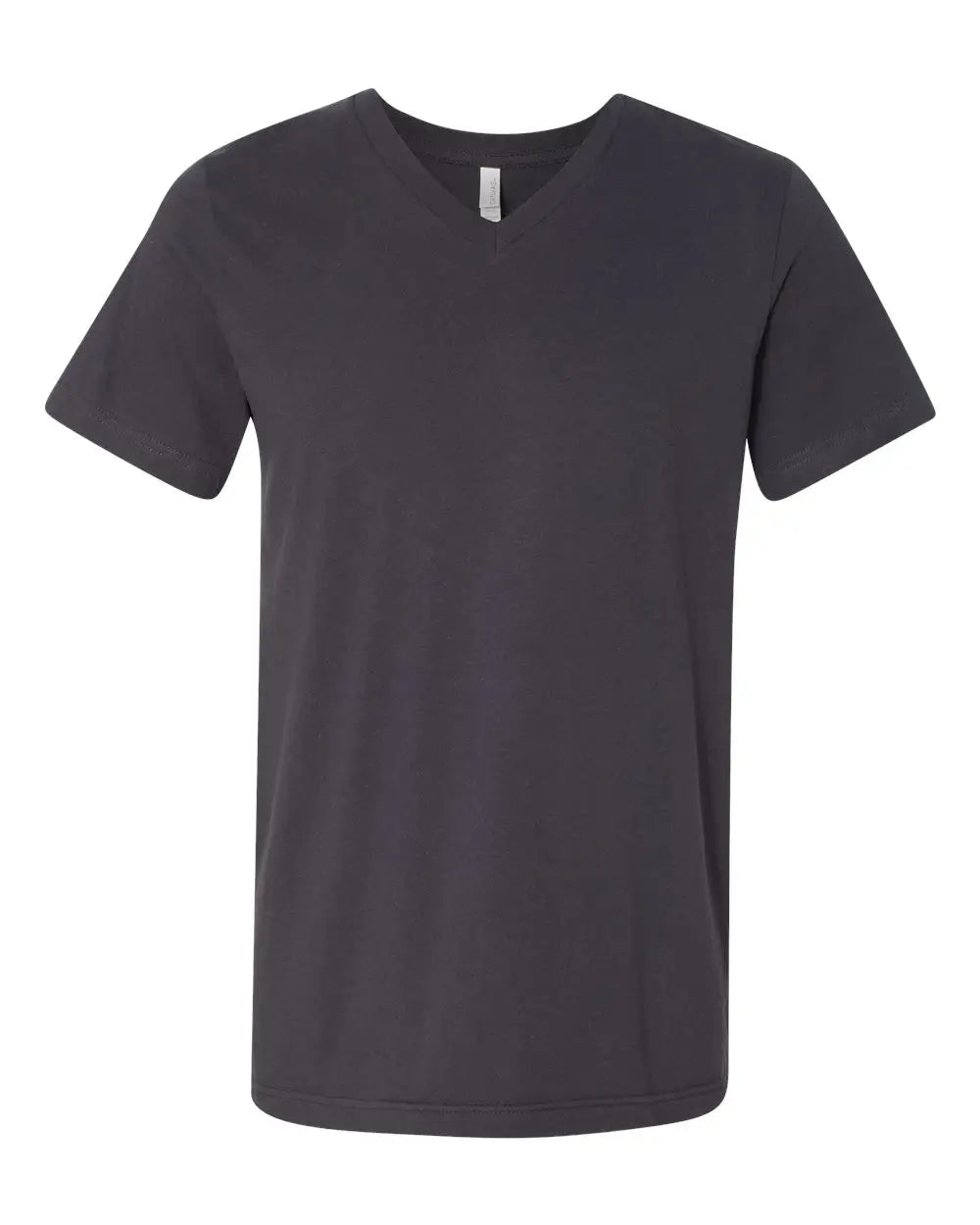 Bella + Canvas 3005 Jersey V-neck Tee - Dark Grey - Gray / Xs