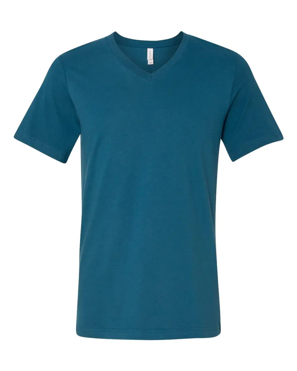 Bella + Canvas 3005 Jersey V-neck Tee - Deep Teal