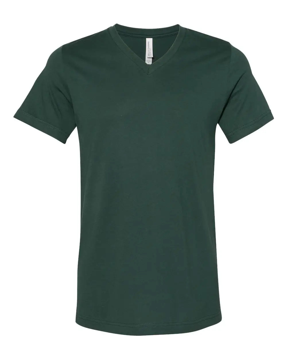 Bella + Canvas 3005 Jersey V-neck Tee - Forest - Xs