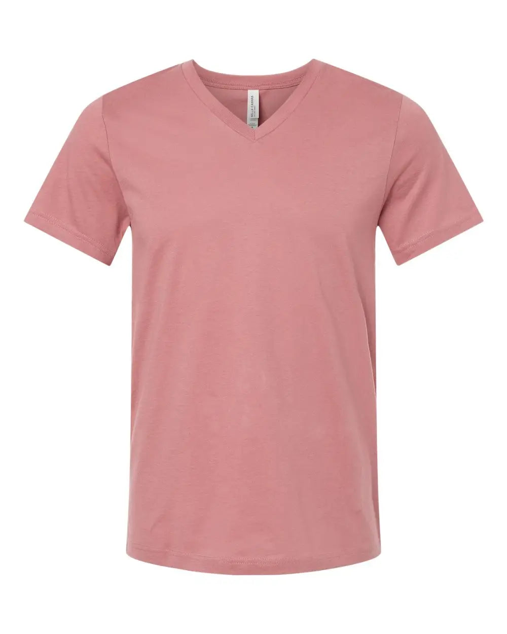 Bella + Canvas 3005 Jersey V-neck Tee - Mauve - Pink / Xs