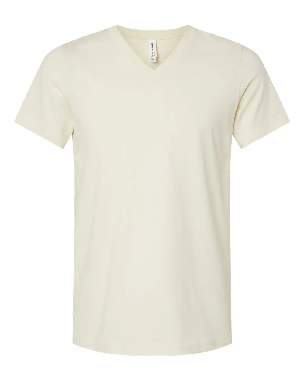 Bella + Canvas 3005 Jersey V-neck Tee - Natural - Xs