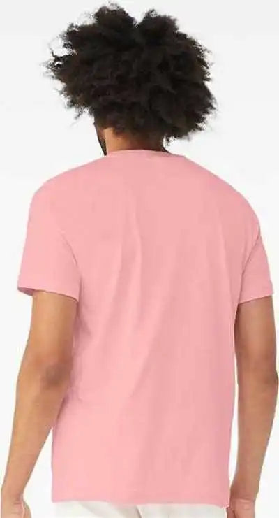 Bella + Canvas 3005 Jersey V-neck Tee - Pink