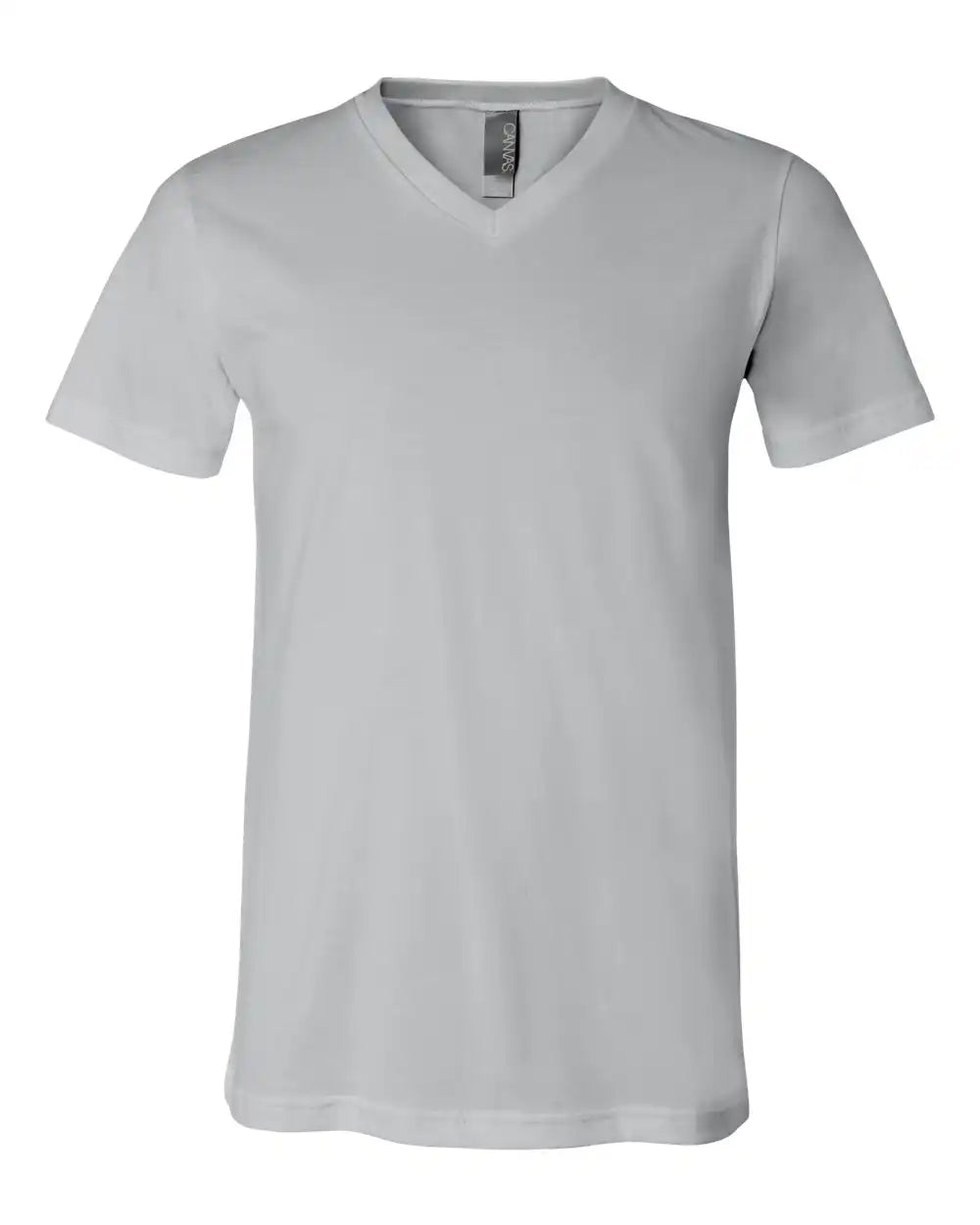 Bella + Canvas 3005 Jersey V-neck Tee - Silver - s