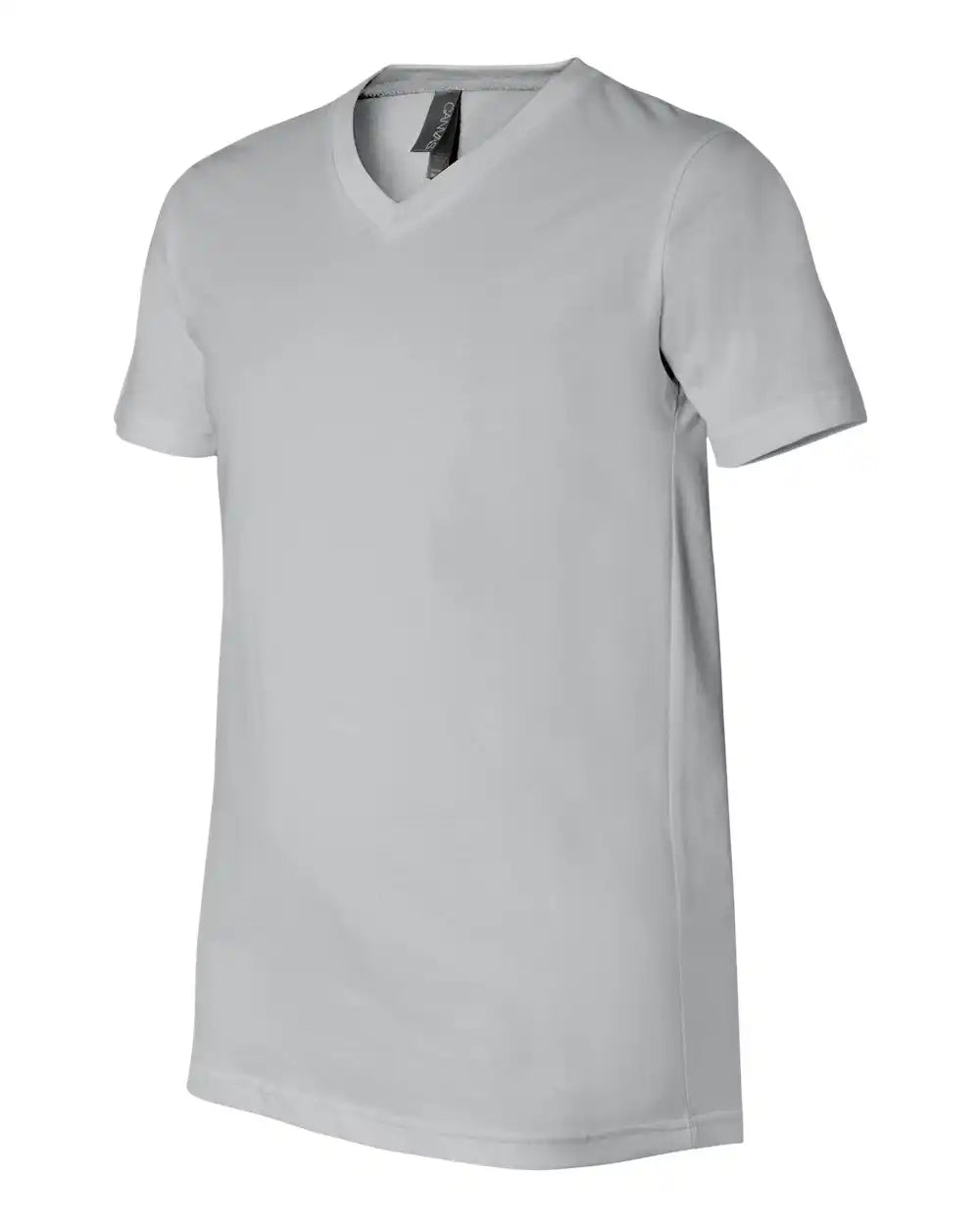 Bella + Canvas 3005 Jersey V-neck Tee - Silver - s