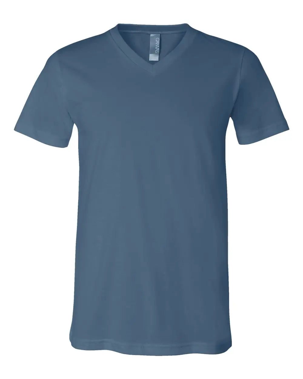 Bella + Canvas 3005 Jersey V-neck Tee - Steel Blue