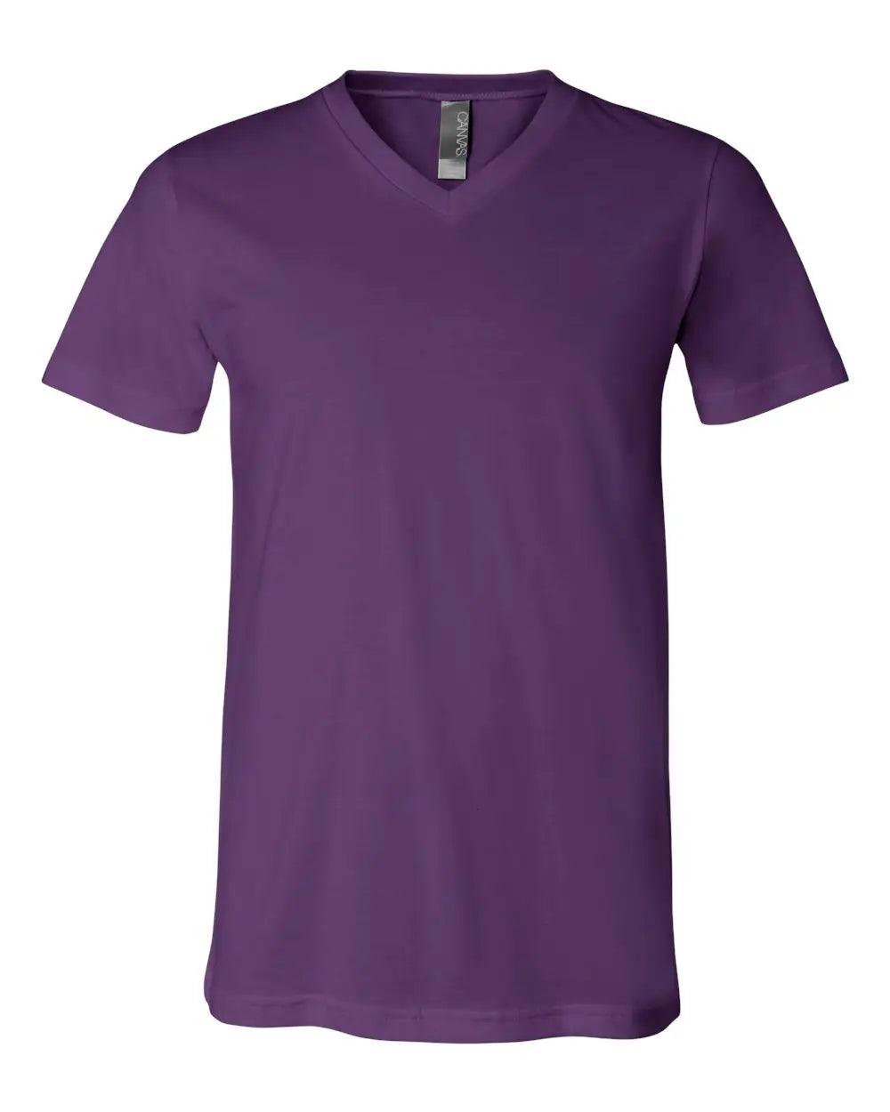 Bella + Canvas 3005 Jersey V-neck Tee - Team Purple