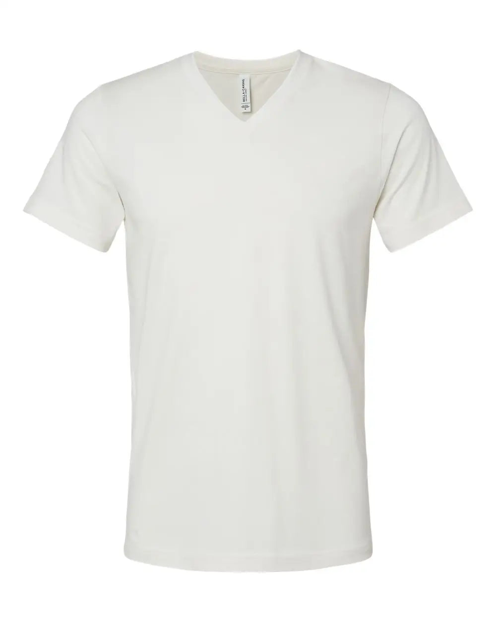 Bella + Canvas 3005 Jersey V-neck Tee - Vintage White - Ivory / Xs