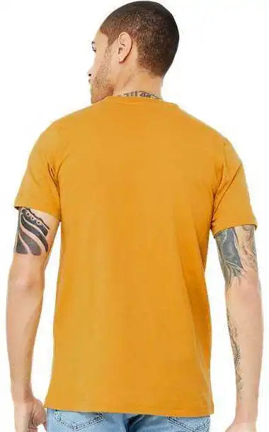 Bella + Canvas 3005 Unisex Jersey v Neck Tee Mustard