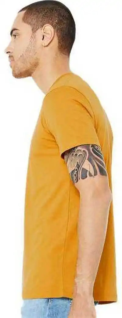 Bella + Canvas 3005 Unisex Jersey v Neck Tee Mustard