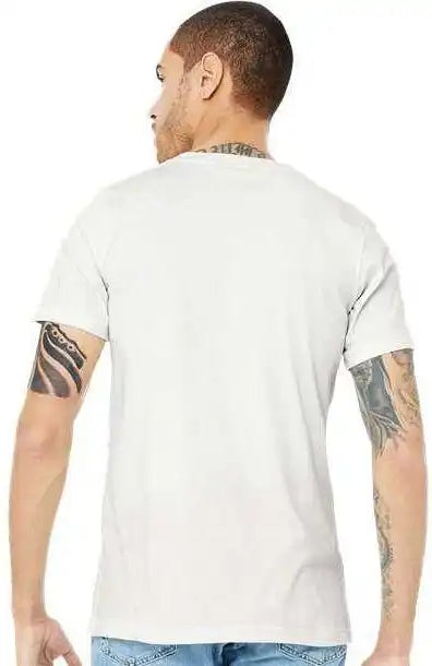 Bella + Canvas 3005 Unisex Jersey v Neck Tee Vintage White