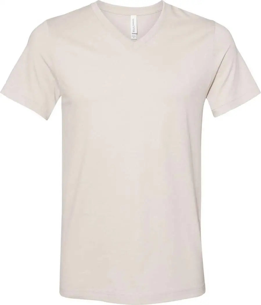 Bella + Canvas 3005cvc Heather Cvc V-neck Tee - Dust